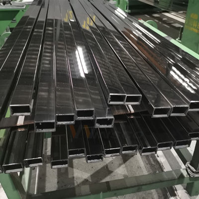 25mmx13mm Ukuran SS 201 304 316 Inoks Pipa persegi panjang 2' 'x 1/2'' 0,4mm-2,0mm Ketebalan Stainless Steel Flat Pipe