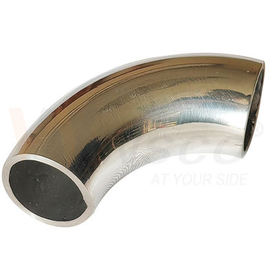 Permukaan Mirror Satin 55mm Panjang busur 12,7mm OD AISI 201 304 316 Stainless Steel Elbow 1,2mm 1,5mm Ketebalan