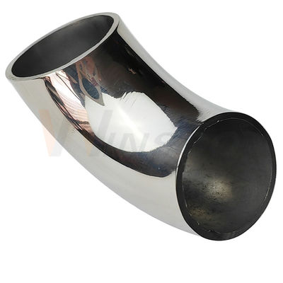 Fittings Baluster Inoks Satin Fin Polishing 201 304 316 Grade 25.4mm 1'' Dia 66mm Arc Stainless Steel 90 derajat siku