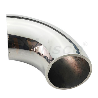 Fittings Baluster Inoks Satin Fin Polishing 201 304 316 Grade 25.4mm 1'' Dia 66mm Arc Stainless Steel 90 derajat siku
