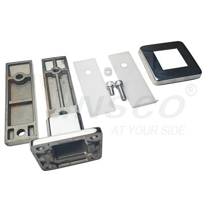 SUS 304 316 Hairline Hitam Matte Mirror Surface Stainless Steel Kolam renang Spigot Kaca Untuk 12mm 24mm Kaca