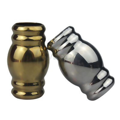 Cermin Perak Emas Aksesoris Gelindung Inoks SS 201 304 Stainless Steel Bamboo Joint Connector Untuk 19mm Handrail Pipe