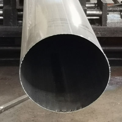 Resistensi suhu tinggi 159mm tabung las stainless steel AISI201 304 316 Diameter besar bulat baja tahan karat pipa dinding tebal