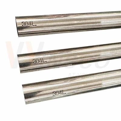 Ketahanan Korosi Winsco Metal Inox Pipa Las 304L Berkualitas Baja Berkualitas Bulat persegi panjang Tabung