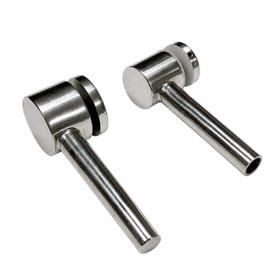 Braket Penyangga Kaca Stainless Steel Kustom dengan Permukaan Poles untuk Sistem Pegangan Tangan