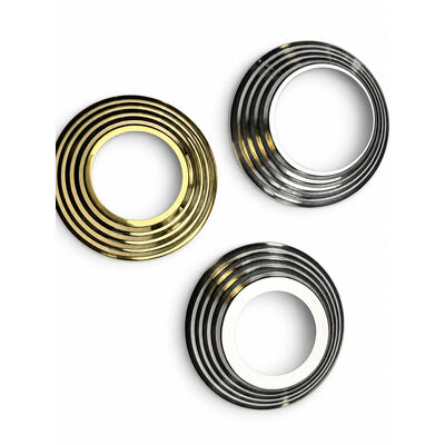 SS 201 304 Inox Stiar Parts Perak Emas Baja Ringan Baja Ringan Cover Untuk 19mm 1'' 2' 63.5mm Bulat Newel Post