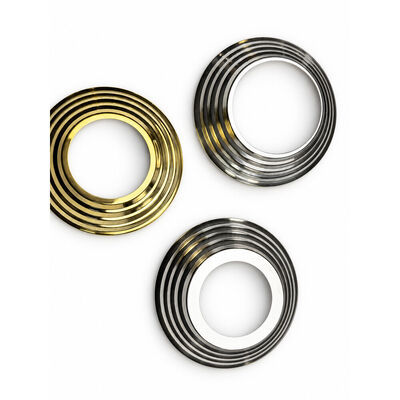 SS 201 304 Inox Stiar Parts Perak Emas Baja Ringan Baja Ringan Cover Untuk 19mm 1'' 2' 63.5mm Bulat Newel Post