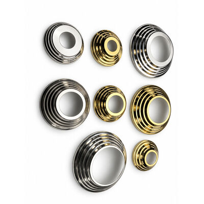 SS 201 304 Inox Stiar Parts Perak Emas Baja Ringan Baja Ringan Cover Untuk 19mm 1'' 2' 63.5mm Bulat Newel Post