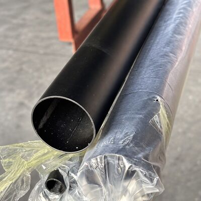 Tabung Bulat Stainless Steel Hitam Doff 201 304 316 untuk Pegangan Tangan dan Furnitur