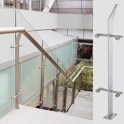 Konektor Siku Pegangan Tangga Stainless Steel SS304 SS316