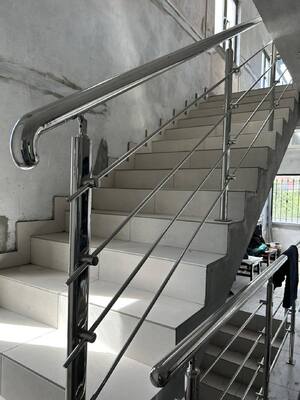 Konektor Siku Pegangan Tangga Stainless Steel SS304 SS316