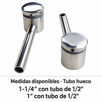 Bangunan kaca stainless steel untuk sistem pagar.
