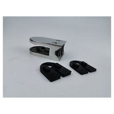 D Bentuk Clip Tangga Inox Kelas 304 316 Clamp Kaca Baja Rinsing Untuk 38.1mm 42.4mm 48.3mm 2' Round Railing