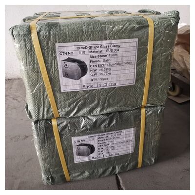 Klem Kaca Stainless Steel untuk Pagar & Balustrade