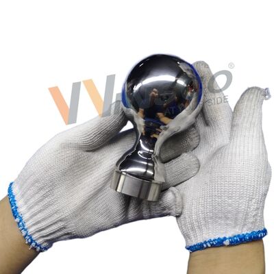 Kelas 304 316 Inoks Fittings Tangga 80mm Dia Stainless Steel Dekoratif Railing Ball Untuk 50,8mm 2 Inch Round Tube