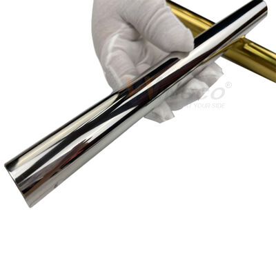 Pipa Bulat Stainless Steel Diameter 35mm dengan Ketebalan Dinding 0.4-3.0mm dan Finishing Cermin Satin