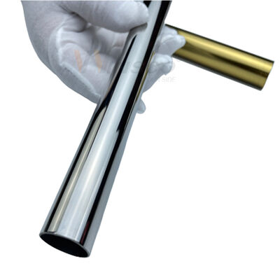 Pipa Bulat Stainless Steel Diameter 35mm dengan Ketebalan Dinding 0.4-3.0mm dan Finishing Cermin Satin