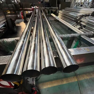 1 3/4 " 44,5mm Stainless Steel Round Pipe 0.4-3.0mm Ketebalan dinding 600 Grit Satin Finish 304 Inox Tube, 201/316L Opsional