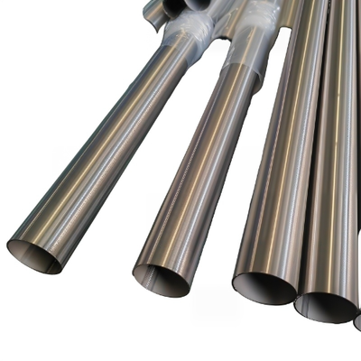 Winsco Metal SUS 201 304 316 Inox Tabung Logam Cermin Satin Finish 0.4Mm-3.0Mm Pipa Bulat Baja Tahan Karat 33Mm