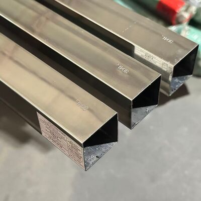 304L Stainless Steel Tube Mirror Polished Round Square Rectangular Pipe dengan Panjang Disesuaikan untuk Dekorasi Bangunan Genggam