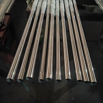 19 mm Inox Metal Pipe TP 201 304 316 Lantai cermin satin 0,4mm-1,5mm Ketebalan dinding 5/8 'Stainless Steel Round Tube
