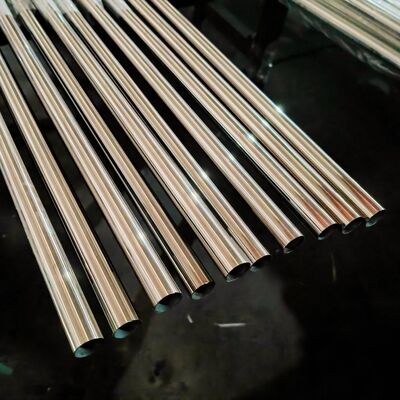 19 mm Inox Metal Pipe TP 201 304 316 Lantai cermin satin 0,4mm-1,5mm Ketebalan dinding 5/8 'Stainless Steel Round Tube