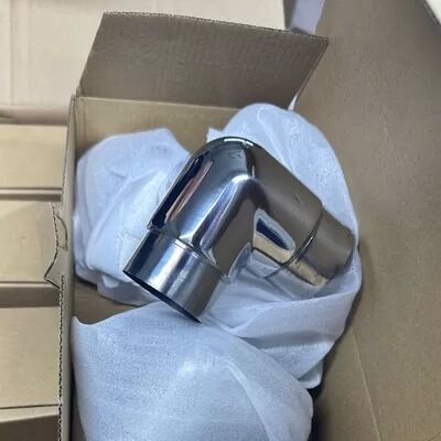 Siku Siku Pendek Stainless Steel SS201, SS304 & SS316 90° untuk Pipa Bulat 25,4–50,8mm