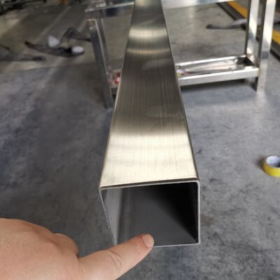 10×10mm sampai 200×200mm Stainless Steel Square & Tubes persegi panjang dengan ketebalan dinding 1,5-5,0mm untuk Konstruksi & Railing