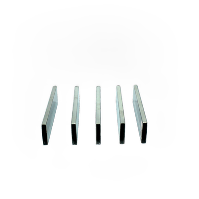 TP 201 304 316 Inoks Pipe datar 0.4mm-2.0mm Ketebalan Stainless Steel Tube persegi panjang 30mmx10mm