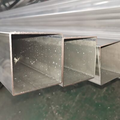 SUS 201 AISI 304 TP 316 Grade Ukuran Besar Inxo Tube Tembok Ketebalan 120mmx120mm Stainless Steel Square Pipe