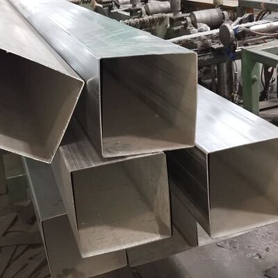 Biaya Lebih Rendah 201 304 316 Kelas Inoks Tabung Square Mirror noda Selesai 200mmx200mm Ukuran Besar Stainless Steel Pipe