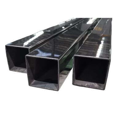 201 304 316 Grade Inox Welded Tube 100mmx100mm Ukuran Besar Stainless Steel Square Pipe 1.5mm-5.0mm Ketebalan