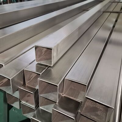 SUS 201 304 316 Mirror Satin Finished Inox Welded Pipe 0.7mm-3.5mm Ketebalan Stainless Steel Square Tube 40mmx40mm