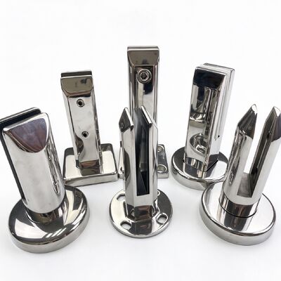 304/316 Stainless Steel Glass Spigot dengan Finishing Cermin/Satin/Emas/Hitam untuk Pagar Kolam Renang dan Railing Kaca - Ukuran Dapat Disesuaikan