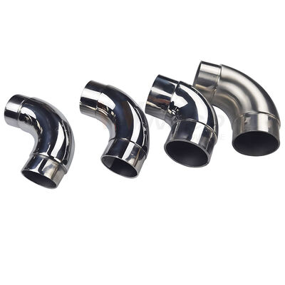 Konektor Pipa Pegangan Tangan Stainless Steel Grade 201/304/316 dengan Finishing Permukaan Kustom dalam Ukuran Metrik dan Inci