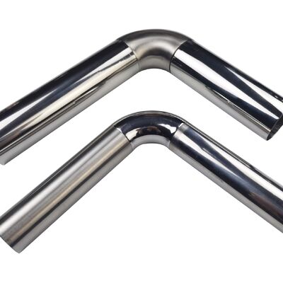 Konektor Pipa Pegangan Tangan Stainless Steel Grade 201/304/316 dengan Finishing Permukaan Kustom dalam Ukuran Metrik dan Inci
