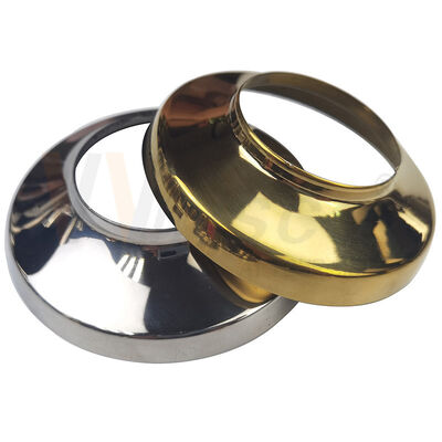 Pembuat Perak Emas SS 201 304 316 Fittings Tangga Inoks Lapisan dasar tiang baja tahan karat Untuk balustrade bulat