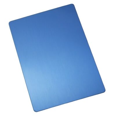 SS201 Cold Rolled Blue PVD Hairline No.4 Lembar stainless steel 1220×2440mm 4x8ft Piring Inoks Dekoratif