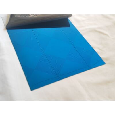 SS 201 Lembar stainless steel digulung dingin 1.2mm 1.5mm Sapphire Blue Mirror Selesai