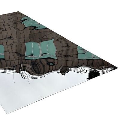 8K Mirror Base Vacuum PVD berwarna stainless steel sheet.304, 316 Kelas