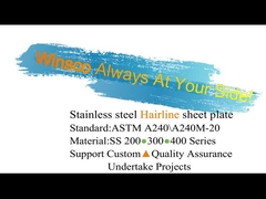 1219mmx2438mm JIS 201 304 316 Lembar Garis Rambut Stainless Steel Titanium Emas