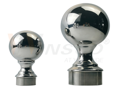 Membuang bola pagar dekoratif dari stainless steel