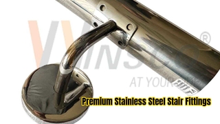 Perlengkapan dan Aksesoris Tangga Stainless Steel Premium