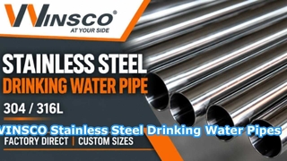 Produsen Pipa Air Minum Stainless Steel 304 316L | VVINSCO